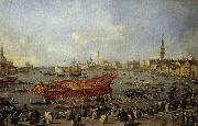 Francesco Guardi Doge on the Bucentoro on Ascension Day Spain oil painting artist